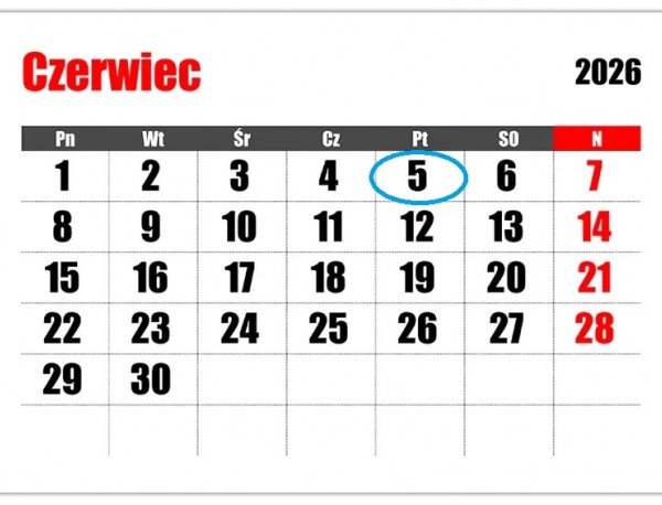 5 czerwca nie pracujemy